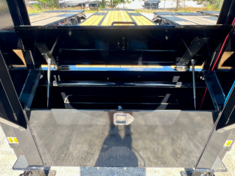 New 2025 BIG TEX TRAILERS 22GN-40D5A (35'+5') Flatbed Trailer w/ 14 Ply Upg.