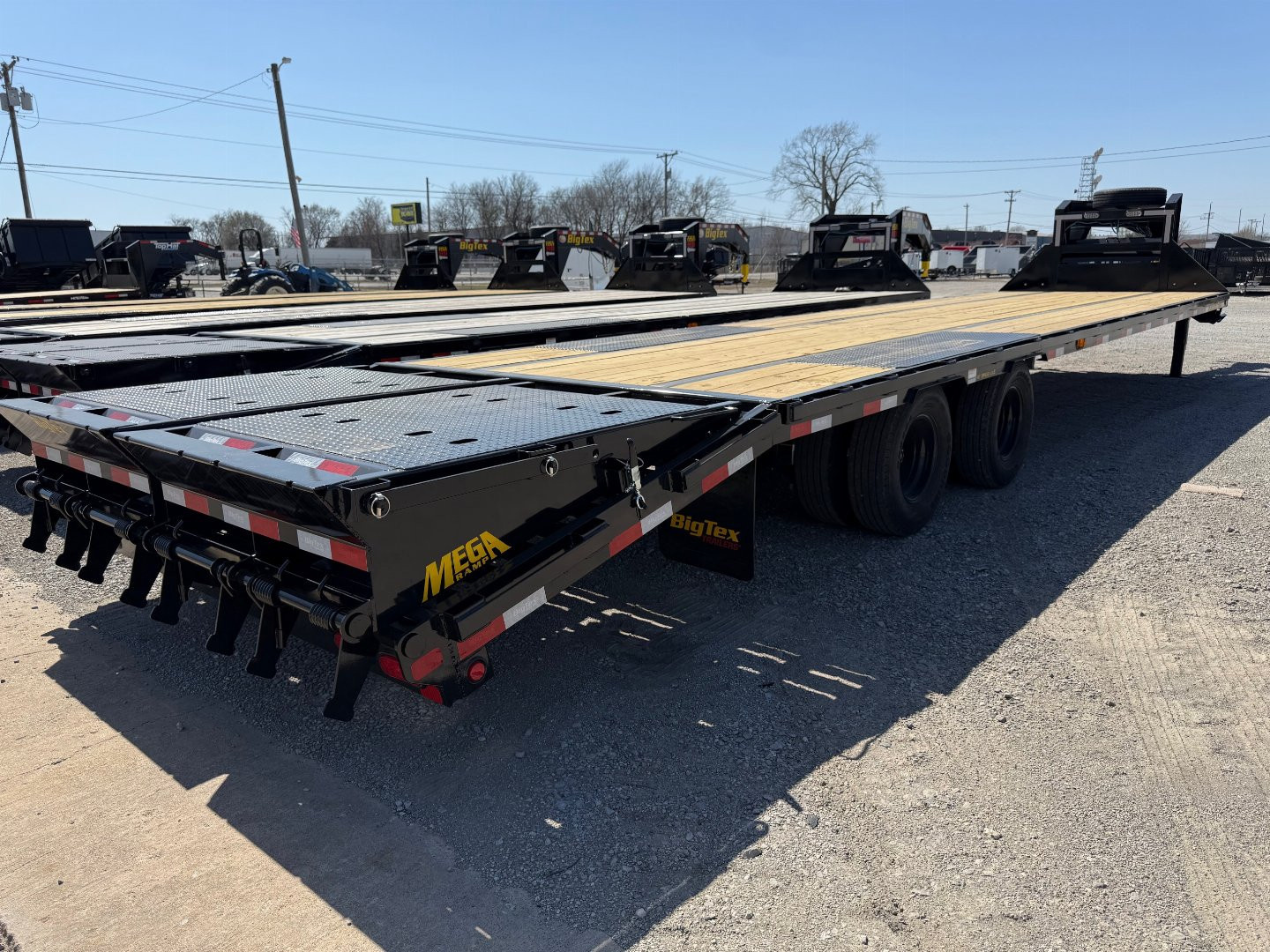 New 2026 Big Tex Trailers 25GN-35D5A-MRBK Flatbed Trailer