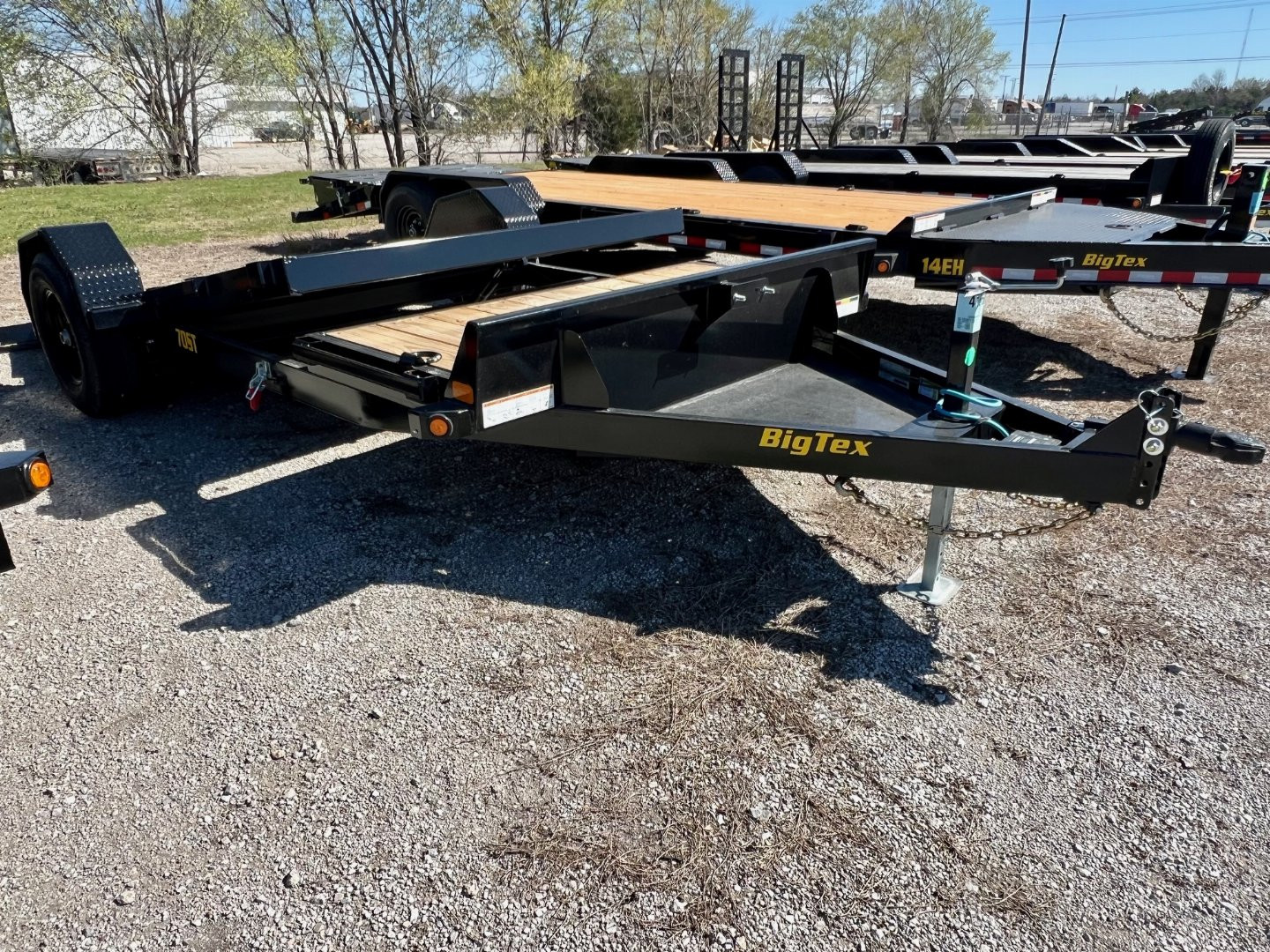 New 2025 BIG TEX TRAILERS 70ST-16 Tilt Trailer