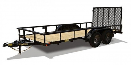 New 2024 BIG TEX TRAILERS 60PI-16BK4RG Tandem Axle Utility Trailer
