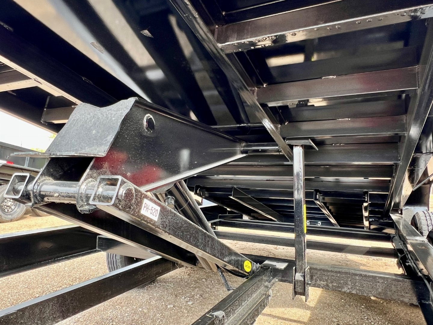 New 2025 TOP HAT TRAILERS 7x14 DPX 140 Dump Trailer w/ 14 Ply Upgrade