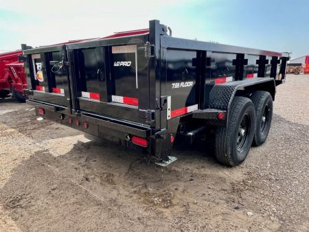 New 2025 TOP HAT TRAILERS 7x14 DPX 140 Dump Trailer w/ 14 Ply Upgrade