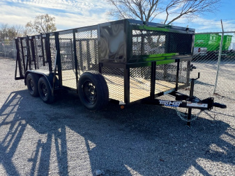 New 2025 TOP HAT TRAILERS LS14x83 Landscape Trailer