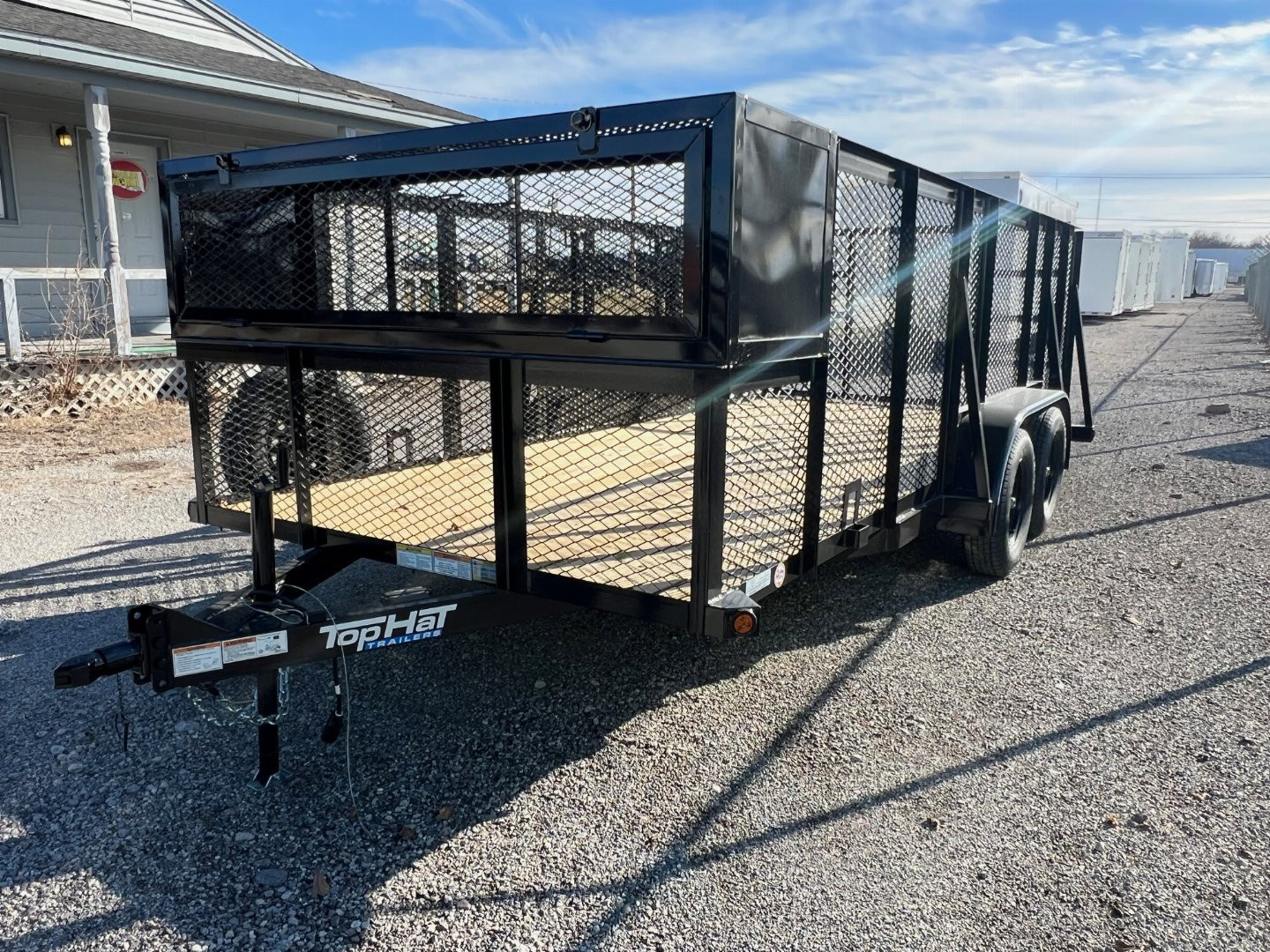 New 2026 Top Hat Trailers LS07-16X83 Landscape Trailer