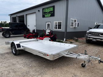 New 2026 HILLSBORO INDUSTRIES AU78x14 BI Fold Gate Utility Trailer