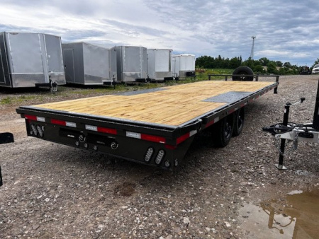 New 2026 MAXXD DOX 102"X24' DECKOVER BUMPER/PINTLE 8K AXLES PULL 17.5K GVWR Equipment Trailer
