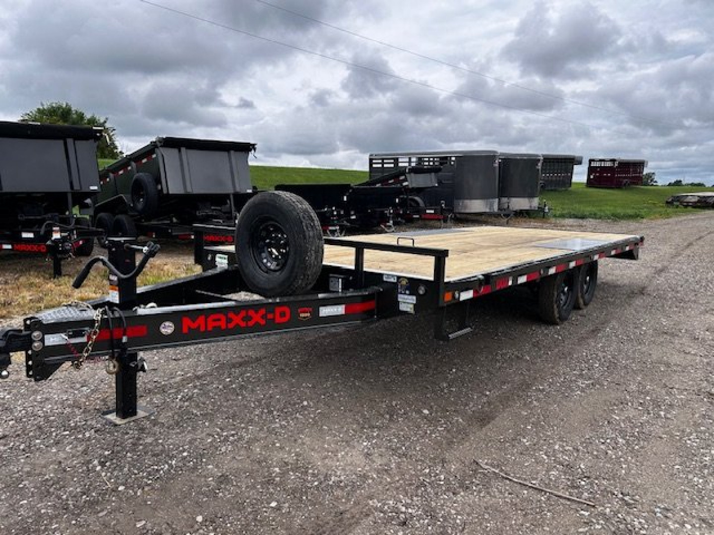 New 2026 MAXXD DOX 102"X20' DECKOVER BUMPER PULL 14K GVWR Equipment Trailer
