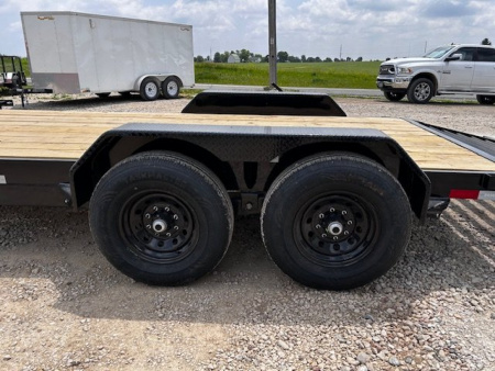 New 2025 RICE 82X21 14K GVWR Max Ramps Equipment Trailer