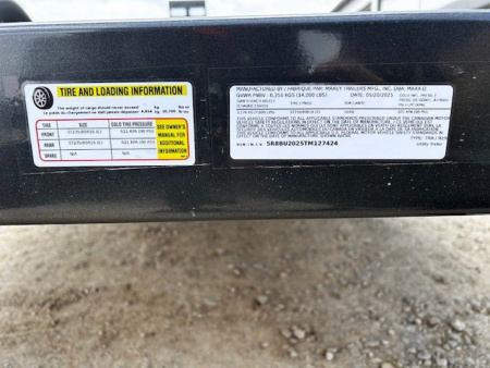 New 2026 MAXX-D U5X 83X20 HD UTILITY Equipment Trailer