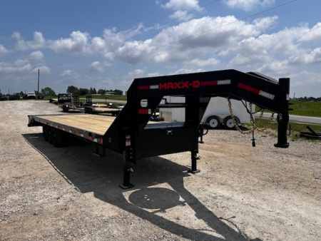 New 2026 MAXX-D GSX 102"X30' 21K GVWR DECKOVER TRIPLE AXLE GOOSENECK 14 PLY TIRES Equipment Trailer
