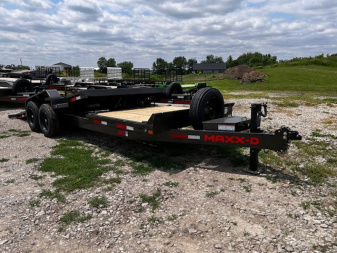 New 2026 MAXXD G8X 83X22 16000 LB GVWR GRAVITY TILT 6' STATIONARY DECK Equipment Trailer