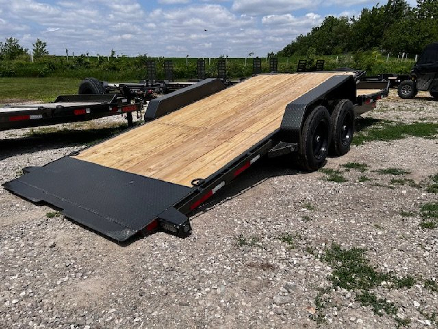 New 2026 MAXXD G8X 83X22 16000 LB GVWR GRAVITY TILT 6' STATIONARY DECK Equipment Trailer