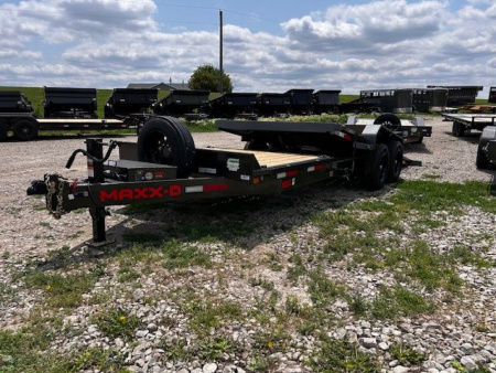 New 2026 MAXXD G8X 83X22 16000 LB GVWR GRAVITY TILT 6' STATIONARY DECK Equipment Trailer