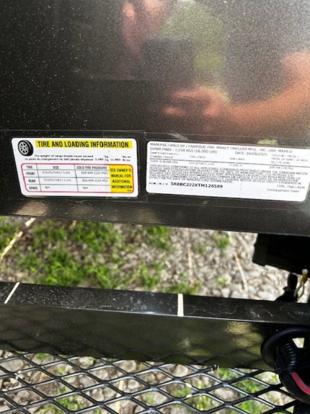 New 2026 MAXXD G8X 83X22 16000 LB GVWR GRAVITY TILT 6' STATIONARY DECK Equipment Trailer