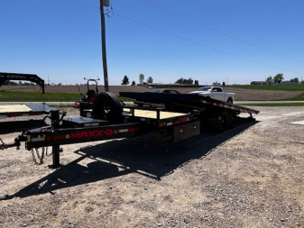 New 2026 MAXX-D GOX 102X24 GRAVITY TILT DECKOVER Equipment Trailer 16K GVWR