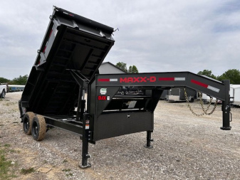 New 2026 MAXXD DJX 83 X14' 16K GN GVWR Dump Trailer7 GA FLOOR HD 6  SCISSOR HOIST