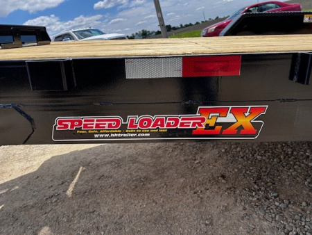New 2025 H&H Trailers 82"X18' EX 7K SPEEDLOADER POWER TILT Car / Racing Trailer