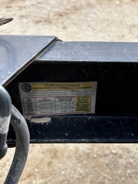 Used 2019 84x18 dovetail /Steel Floor/Toolbox car hauler Car / Racing Trailer