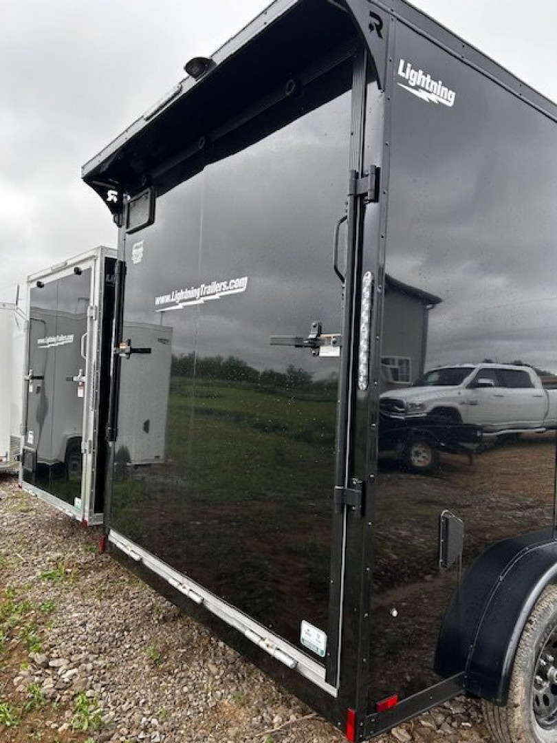 New 2025 LIGHTNING TRAILERS 7.5X12 TANDEM AXLE UTV PACKAGE 7' INTERIOR HEIGHT Cargo / Enclosed Trailer