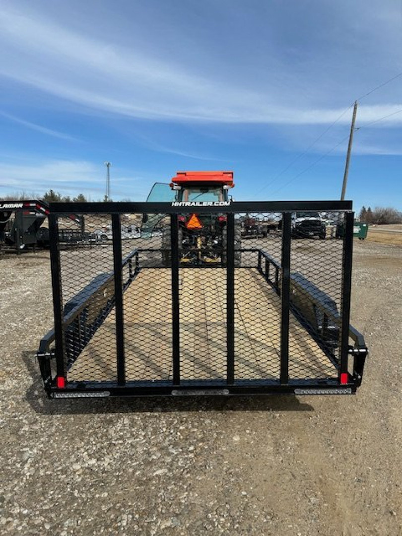 New 2025 H&H Trailers 82"X14' Rail Side 7k gvwr Utility Trailer