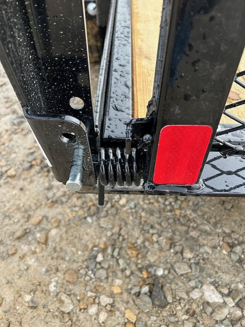 New 2025 H&H Trailers 82"X14' Rail Side 7k gvwr LADDER STYLE REAR GATE Utility Trailer