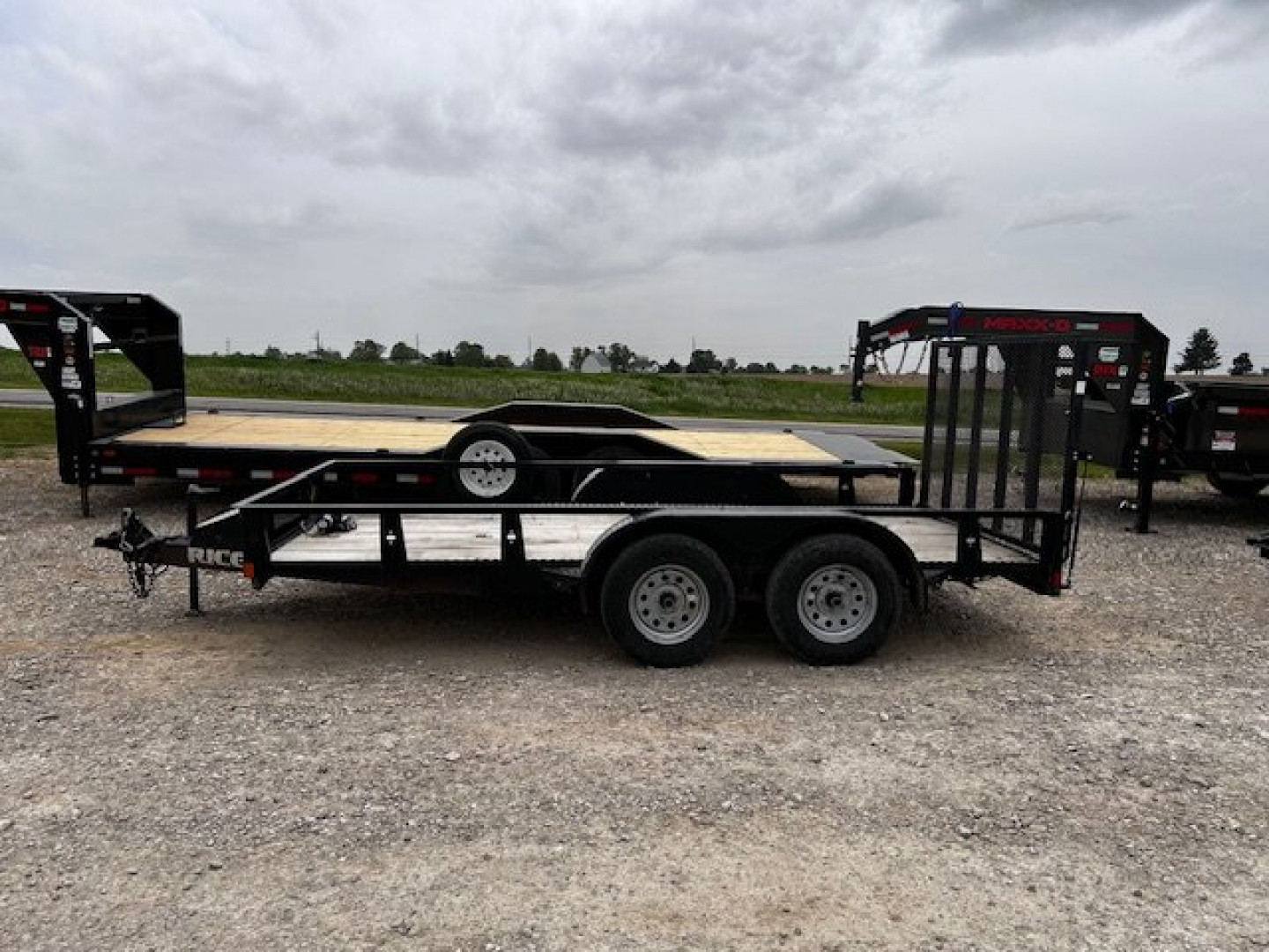 Used 2019 Rice Trailers 82"X14' TANDEM AXLE UTILITY W/GATE Utility Trailer