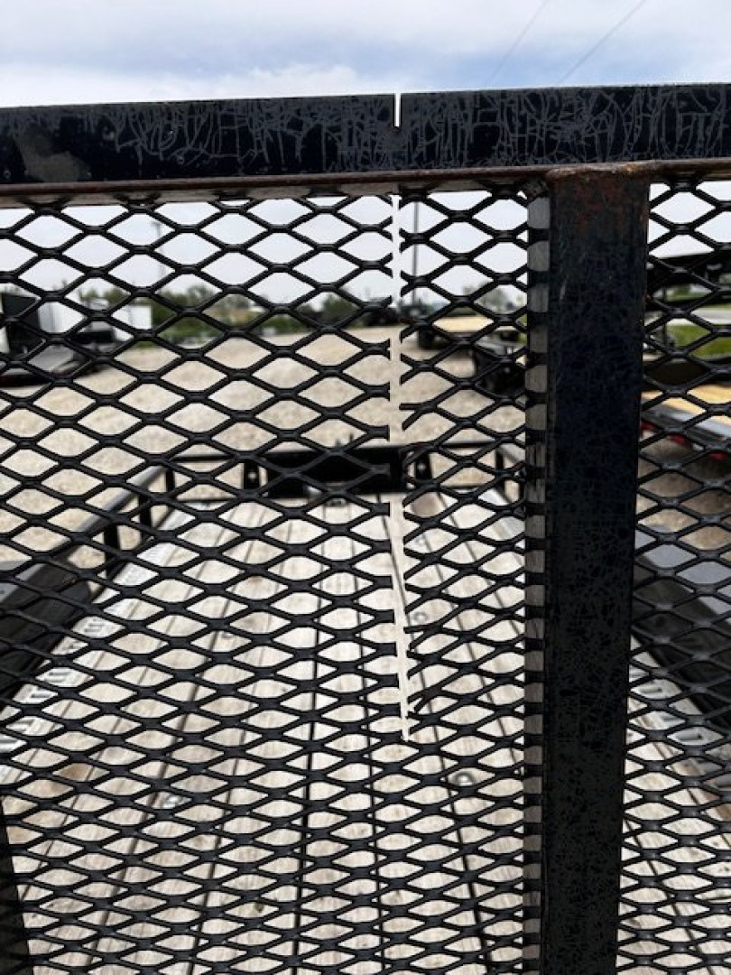 Used 2019 Rice Trailers 82"X14' TANDEM AXLE UTILITY W/GATE Utility Trailer