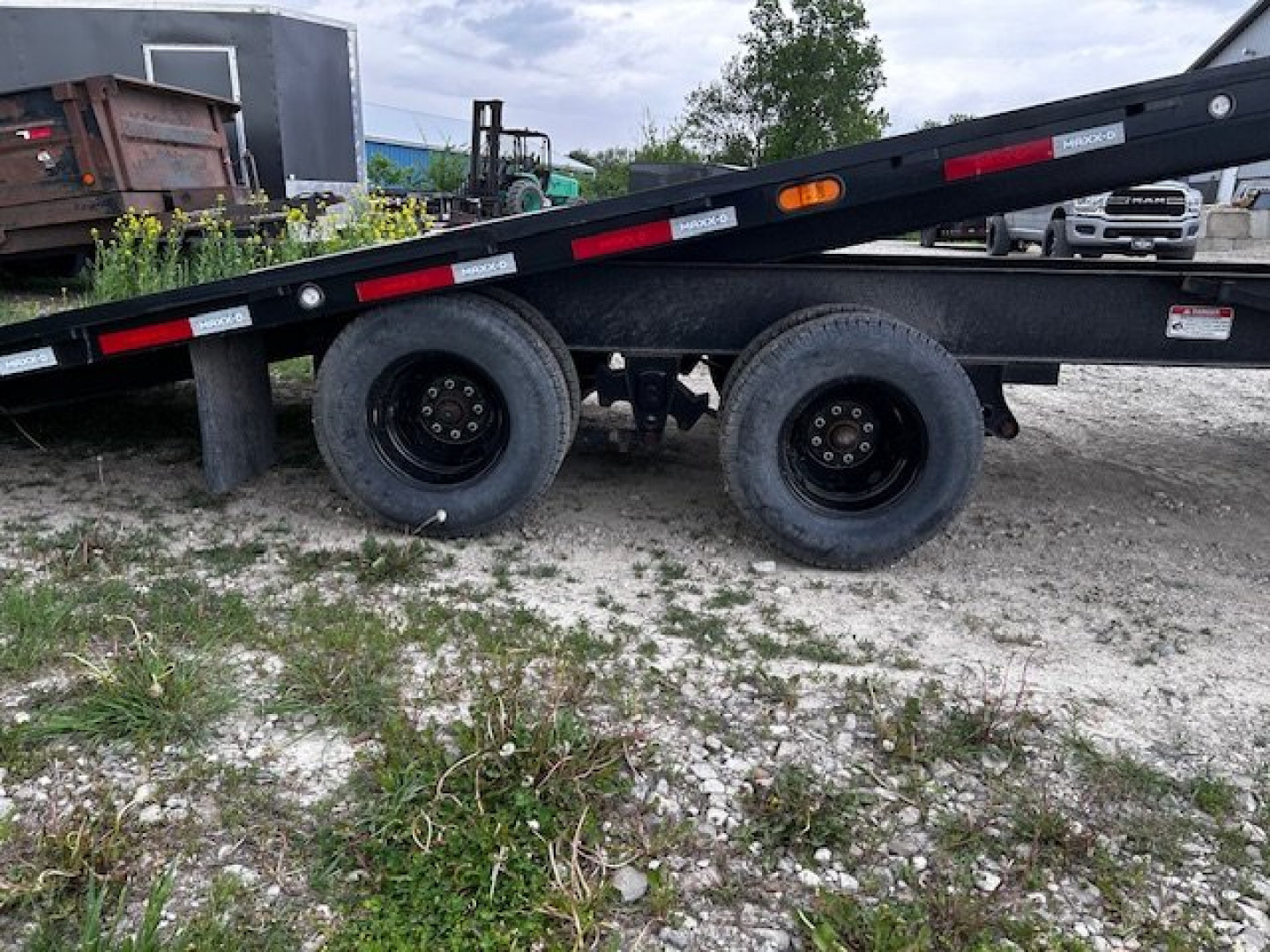 Used 2022 MAXX-D TDX 102"X28' FULL POWER TILT GN DECKOVER 22,500 GVWR HD WINCH Equipment Trailer