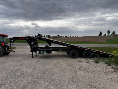 Used 2022 MAXX-D TDX 102"X28' FULL POWER TILT GN DECKOVER 22,500 GVWR HD WINCH Equipment Trailer