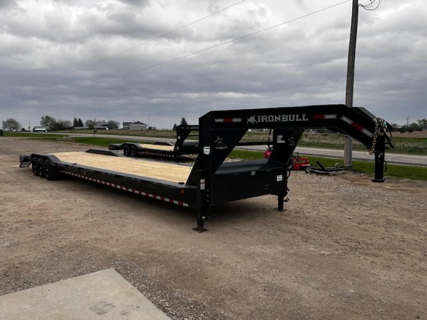 New IRON BULL ETG 102x44 GN 21K GVWR Equipment Trailer