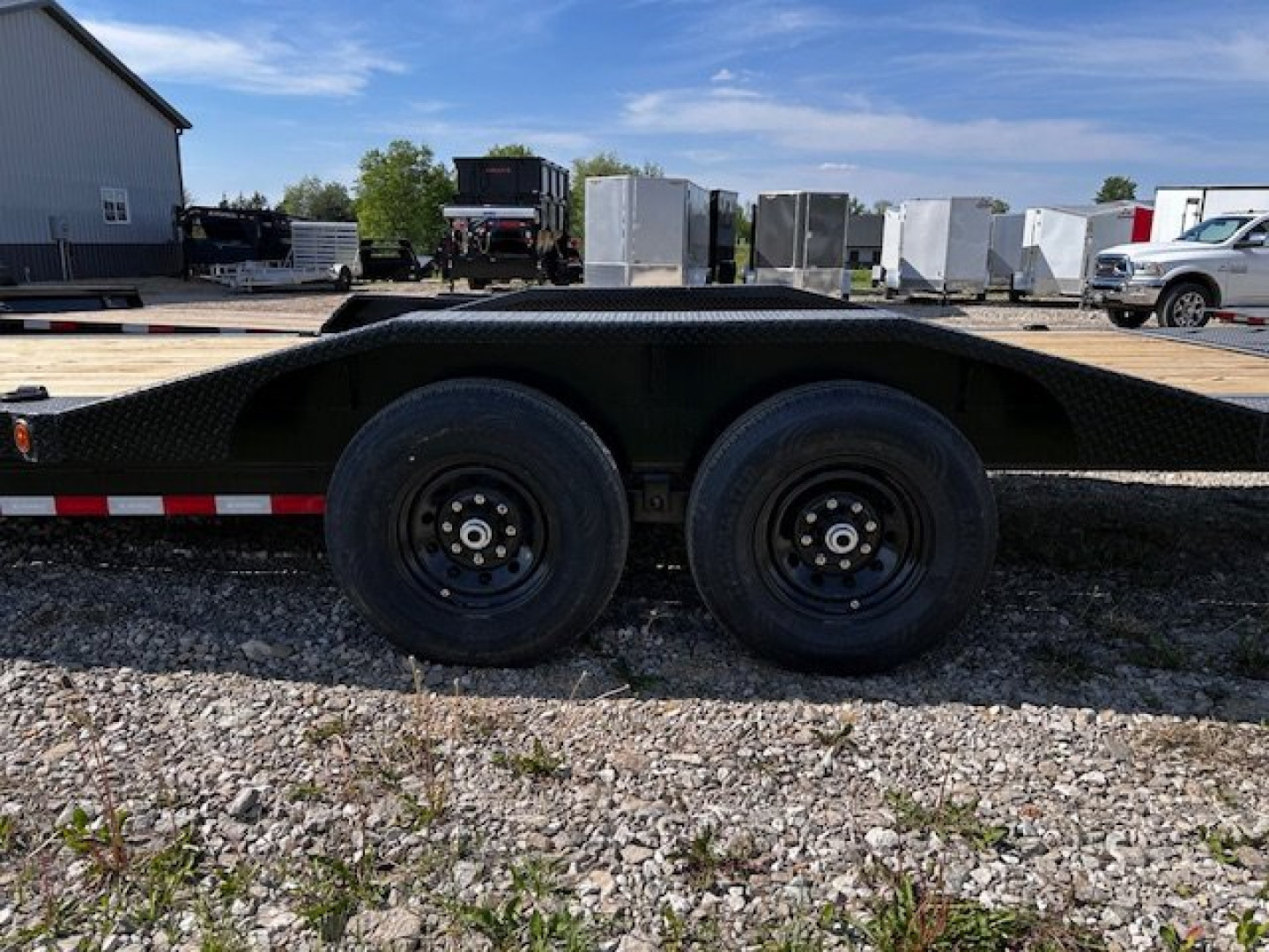 New IRON BULL ETG 102x28 GN 14K GVWR Equipment Trailer