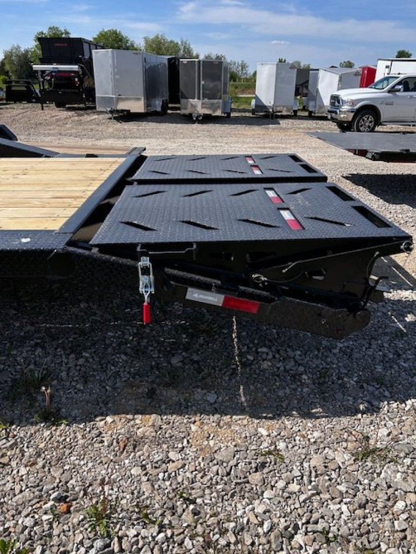 New IRON BULL ETG 102x28 GN 14K GVWR Equipment Trailer