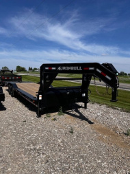 New IRON BULL ETG 102x28 GN 14K GVWR Equipment Trailer