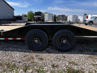 New IRON BULL ETG 102x28 GN 14K GVWR Equipment Trailer