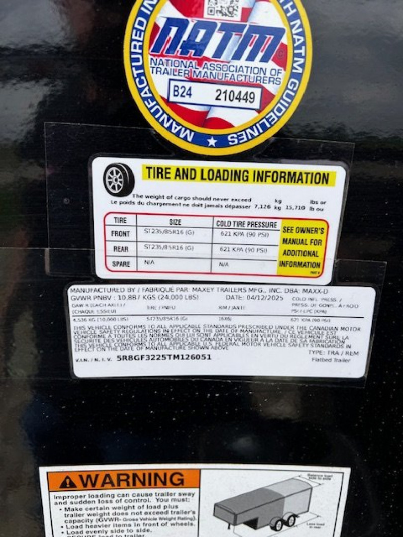 New 2026 MAXX-D LDX 102X32 LOW PRO DECKOVER GN ENGINEERED BEAM AND NECK24K GVWR Equipment Trailer