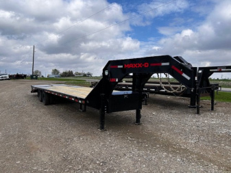 New 2026 MAXX-D LDX 102X32 LOW PRO DECKOVER GN ENGINEERED BEAM AND NECK24K GVWR Equipment Trailer