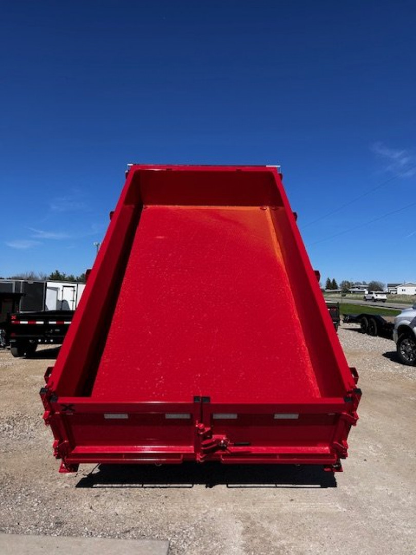New 2025 MAXXD DJX 83"X14' 14K GVWR Dump Trailer7 GA FLOOR HD 6" SCISSOR HOIST