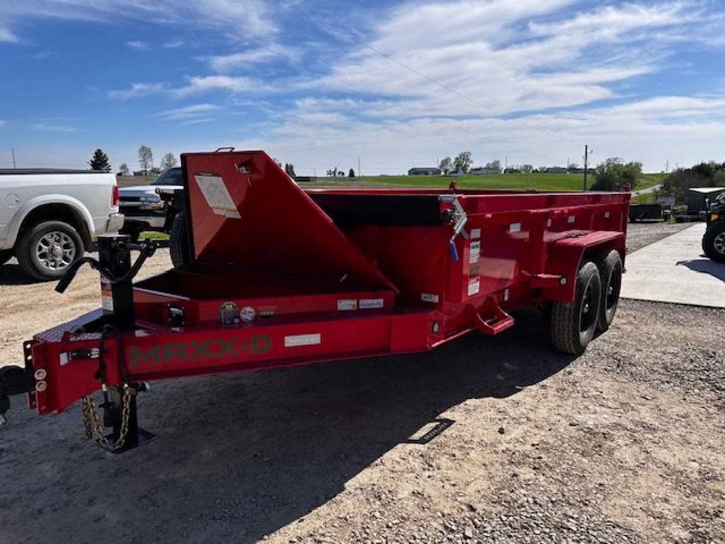 New 2025 MAXXD DJX 83"X14' 14K GVWR Dump Trailer7 GA FLOOR HD 6" SCISSOR HOIST