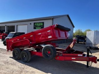 New 2025 MAXXD DJX 83"X14' 14K GVWR Dump Trailer7 GA FLOOR HD 6" SCISSOR HOIST