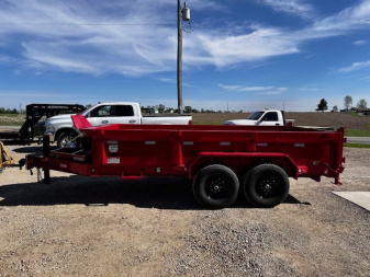 New 2025 MAXXD DJX 83"X14' 14K GVWR Dump Trailer7 GA FLOOR HD 6" SCISSOR HOIST