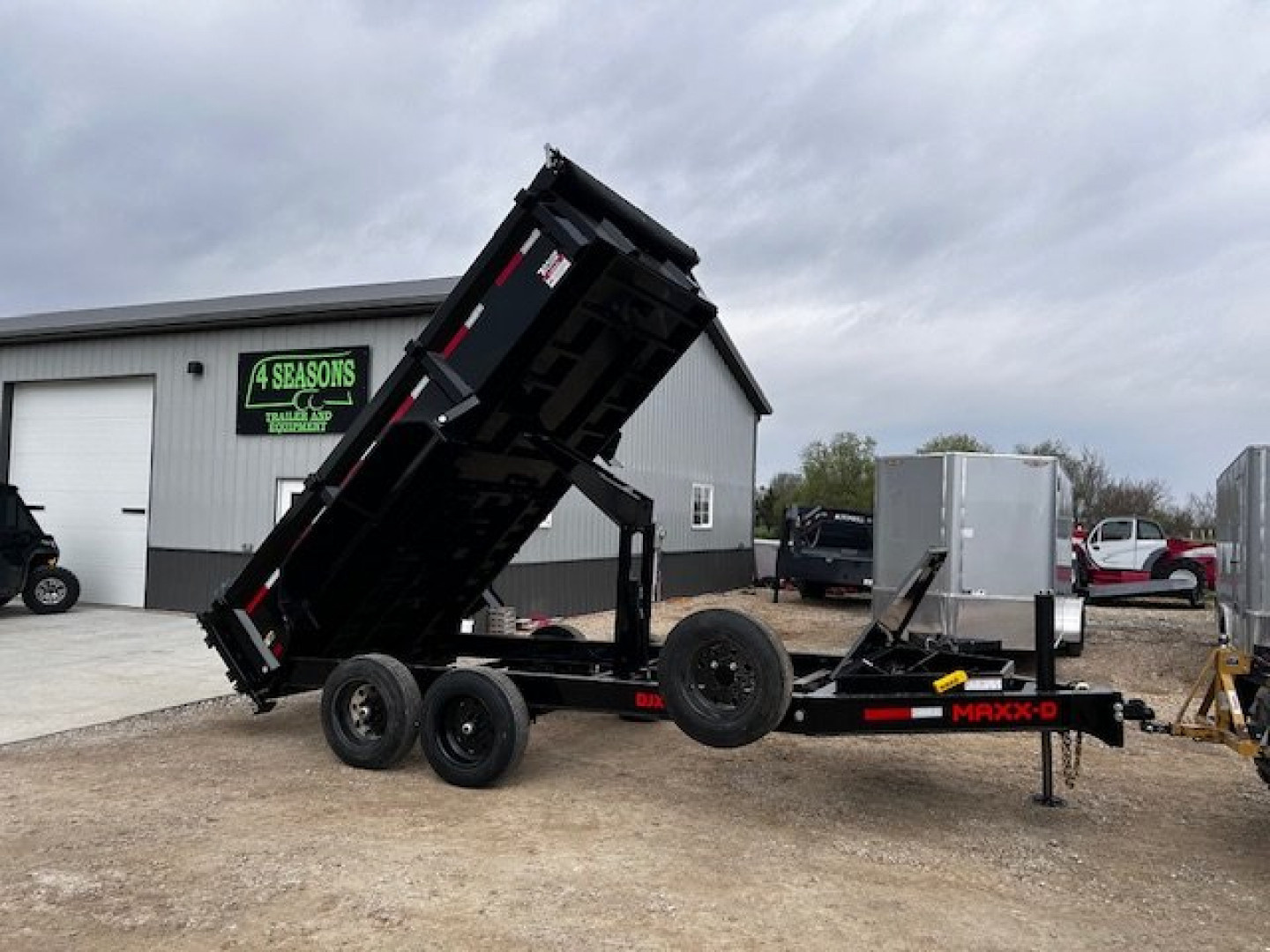 New SALE $$ 2025 MAXXD DJX 83"X14' 16K GVWR Dump Trailer7 GA FLOOR HD 6" SCISSOR HOIST