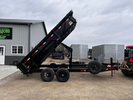 New SALE $$ 2025 MAXXD DJX 83"X14' 16K GVWR Dump Trailer7 GA FLOOR HD 6" SCISSOR HOIST