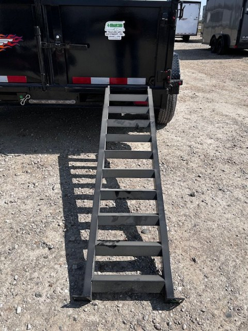 New 2025 H&H Trailers 76X10 9.9K W TARP KIT RAMPS Dump Trailer