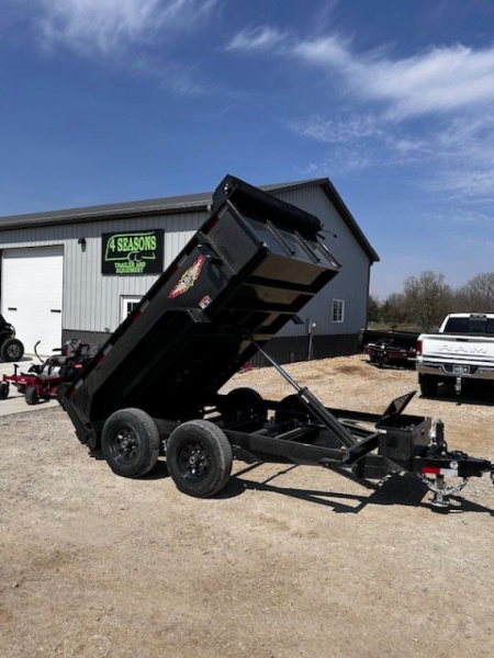 New 2025 H&H Trailers 76X10 9.9K W TARP KIT RAMPS Dump Trailer