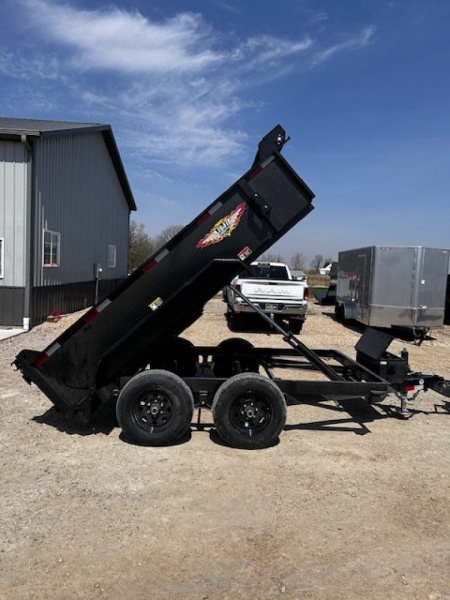 New 2025 H&H Trailers 76X10 9.9K W TARP KIT RAMPS Dump Trailer