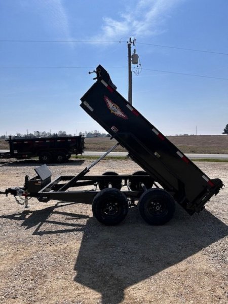New 2025 H&H Trailers 76X10 9.9K W TARP KIT RAMPS Dump Trailer