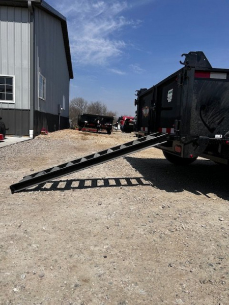 New 2025 H&H Trailers 76X10 9.9K W TARP KIT RAMPS Dump Trailer