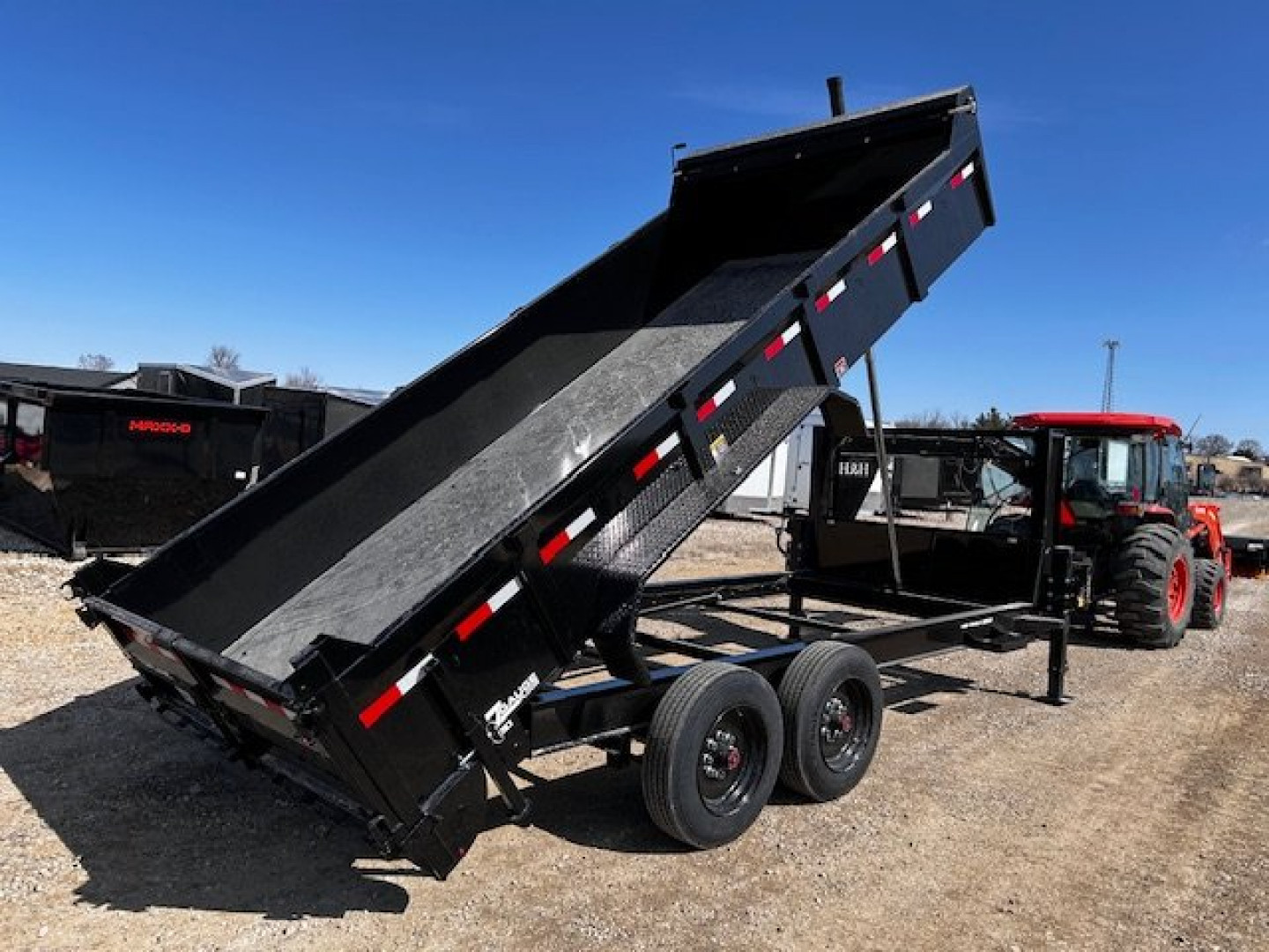 New 2025 H&H Trailers 83"X16' GN TOPLINE TELESCOPIC DUMP TRAILER 17.6K GVWR Dump Trailer