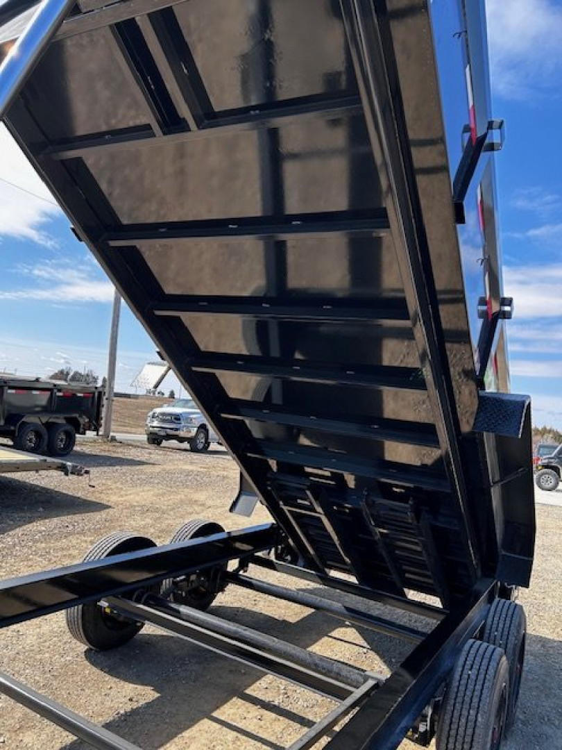New 2025 H&H Trailers 83"X16' GN TOPLINE TELESCOPIC DUMP TRAILER 17.6K GVWR Dump Trailer