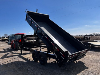 New 2025 H&H Trailers 83"X16' GN TOPLINE TELESCOPIC DUMP TRAILER 17.6K GVWR Dump Trailer